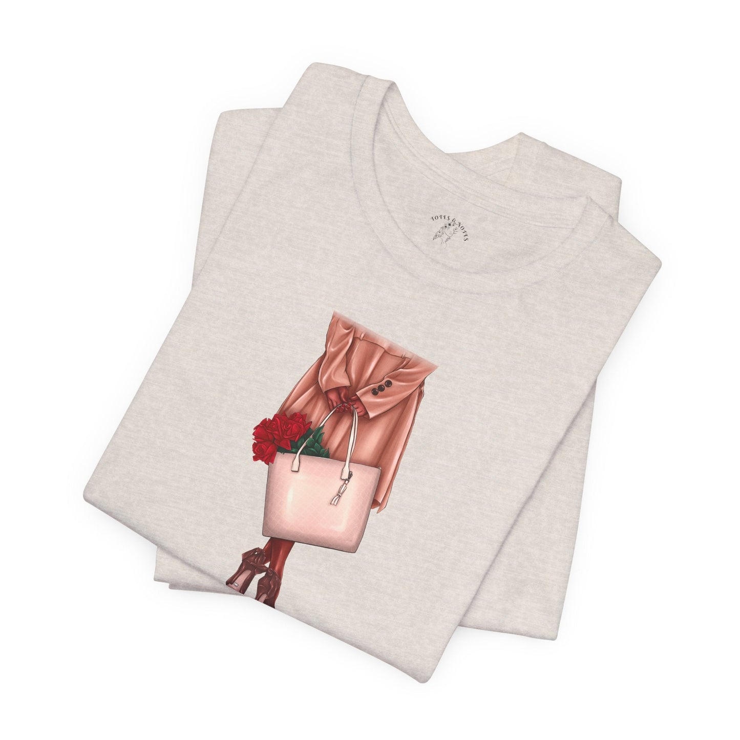 Women's inspirational quote T-shirt with cute design, unisex fit, breathable cotton fabric, eco-friendly print.