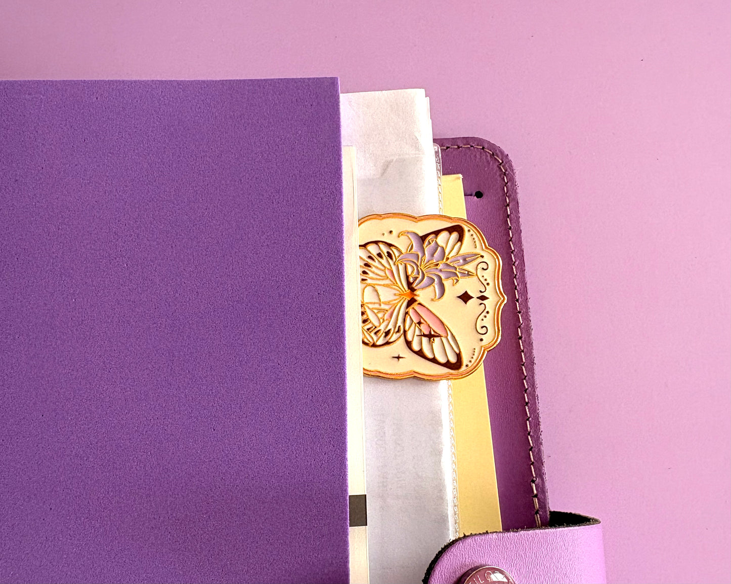 Kawaii Metal Planner Clip | Multi-Page Bookmark