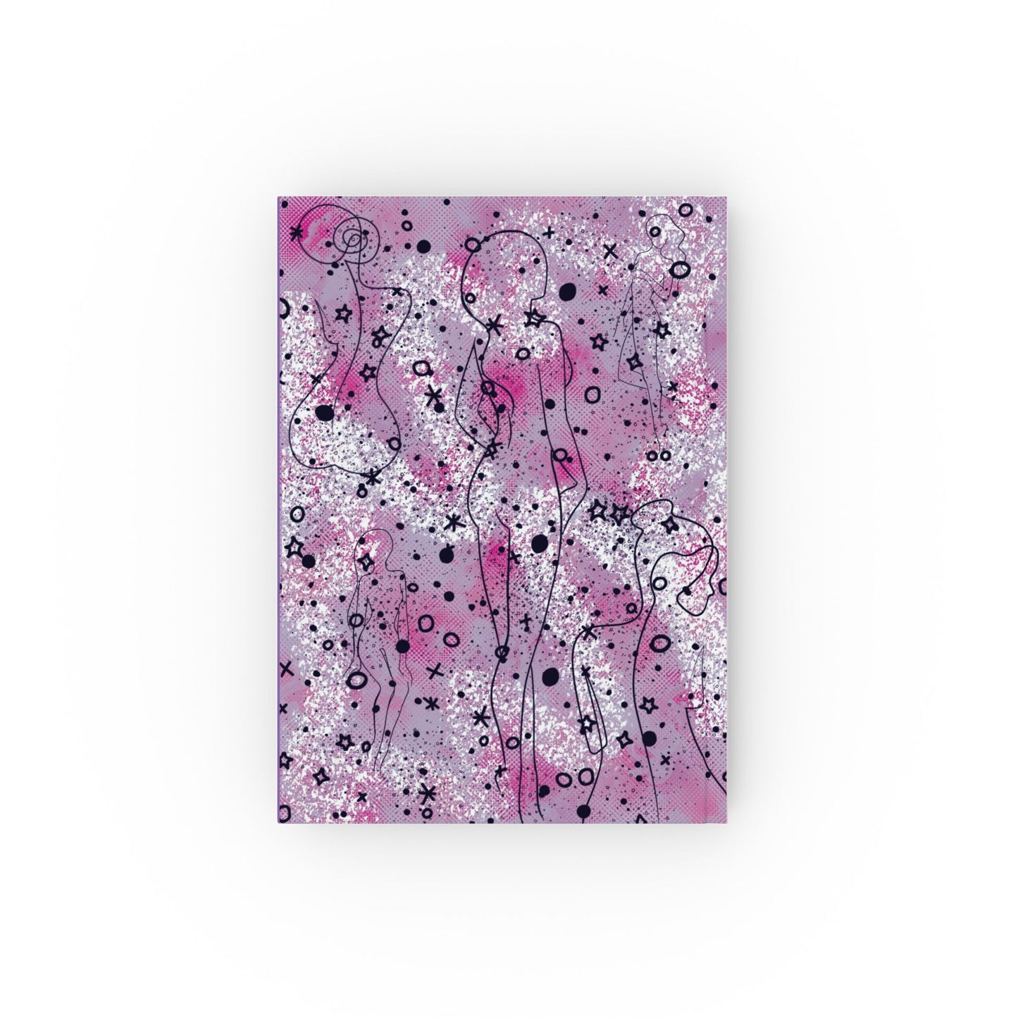 Whimsical Journal, Cute Elegant Design, Vibrant Colors, Eye-Catching Diary, Gift for Writers, Lined Notebook, Writing Journal, Hardcover