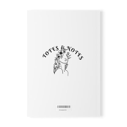 Softcover Notebook, A5 inspirational quote, personalised notebook, lined pages, stationery, A5 notebook