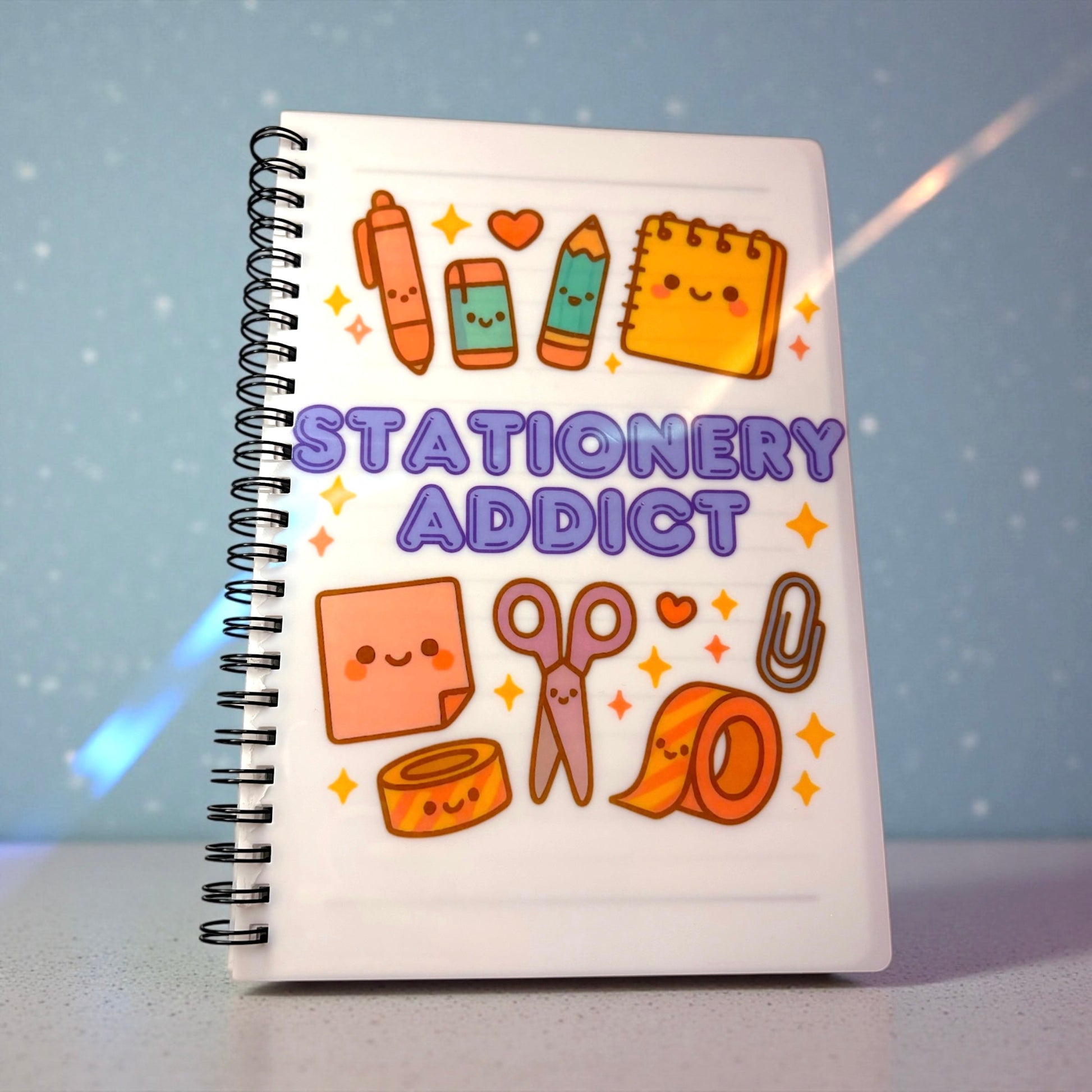 Tote bag Notebook Stationery Set with kawaii design and A5 notebook bundle