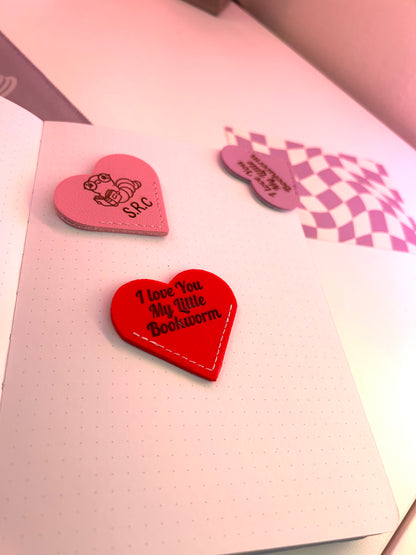 I love you corner bookmark