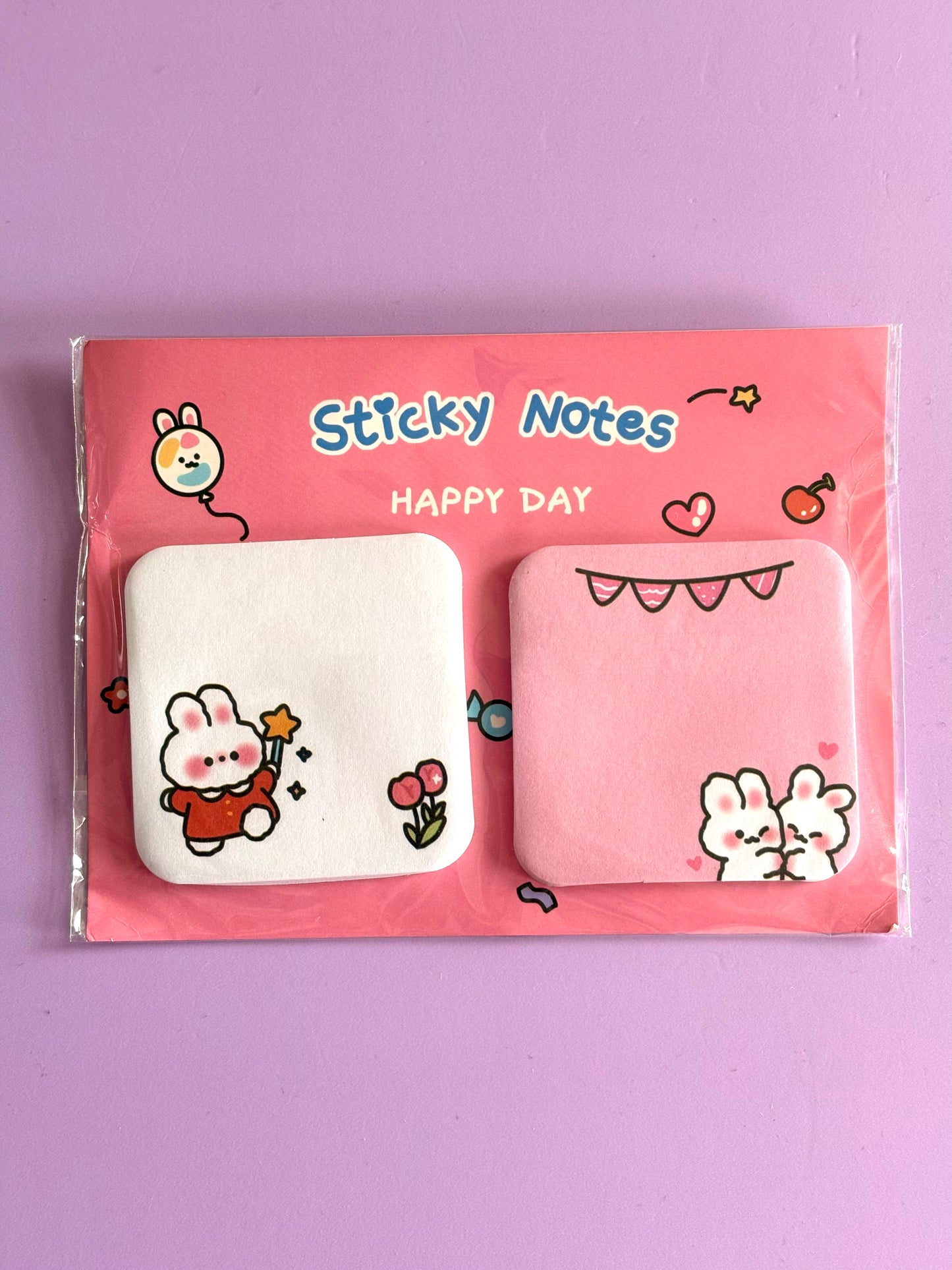 Kawaii Mini Sticky Notes – Set of 2