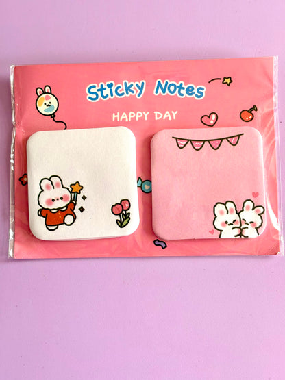 Kawaii Mini Sticky Notes – Set of 2