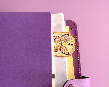Kawaii Metal Planner Clip | Multi-Page Bookmark