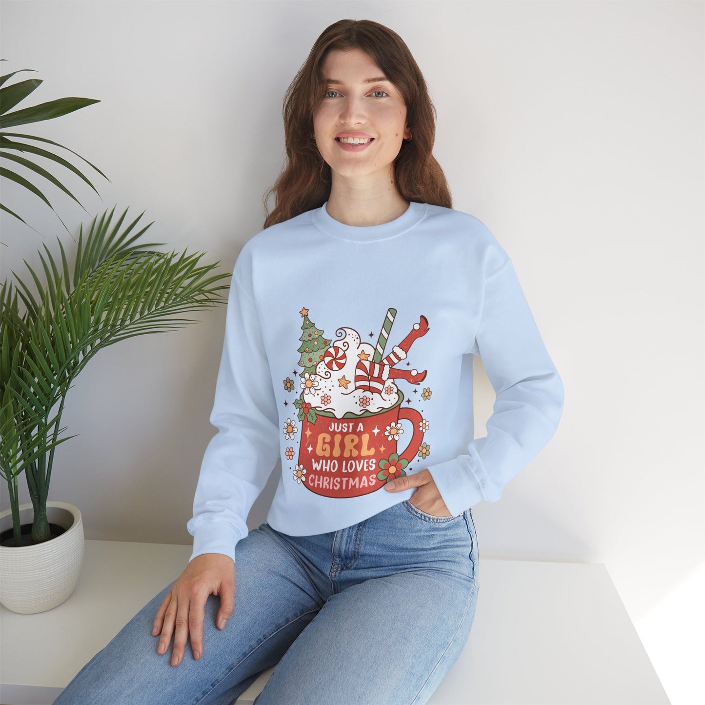 Christmas Cheer Unisex Sweatshirt, Funny Holiday Jumper for Xmas Party, Cozy Crewneck Winter Sweater, Festive Apparel Gift, Comfy Christmas