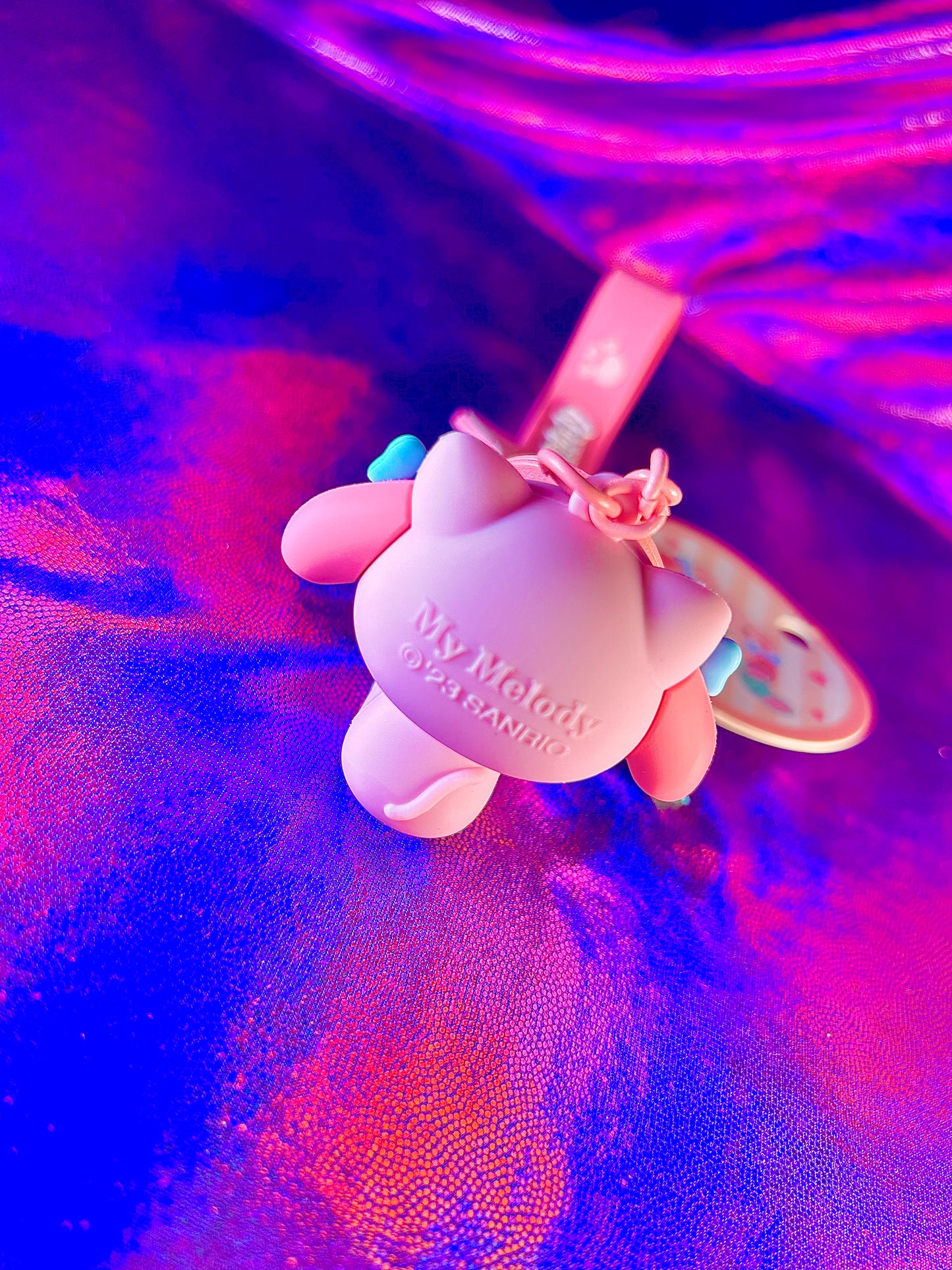 My Melody keychain and wristlet