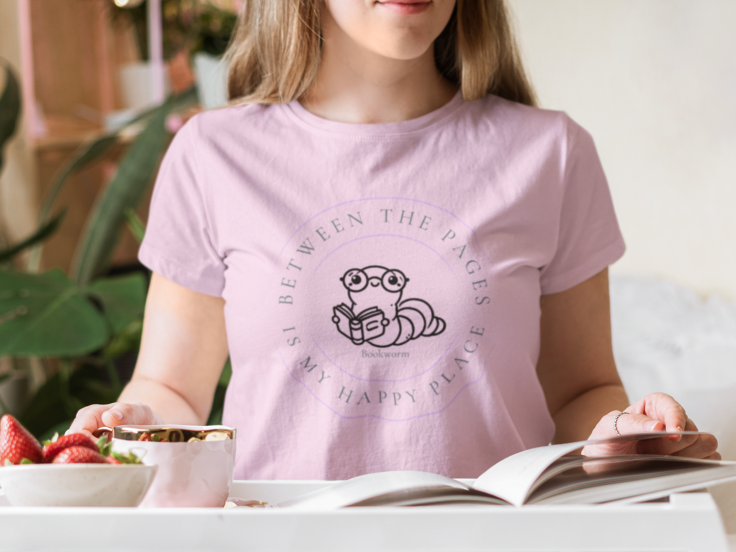 Book Lovers T-shirt, Unisex Tee, Bookworm Gift, Casual Apparel, Cute Design, Soft Cotton Shirt