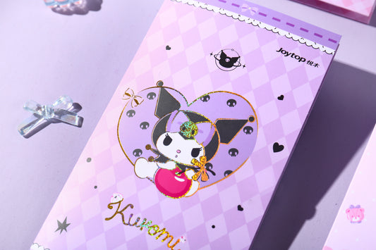 Sanrio Kuromi Sticker set, Washi paper, Holographic,Transparent,