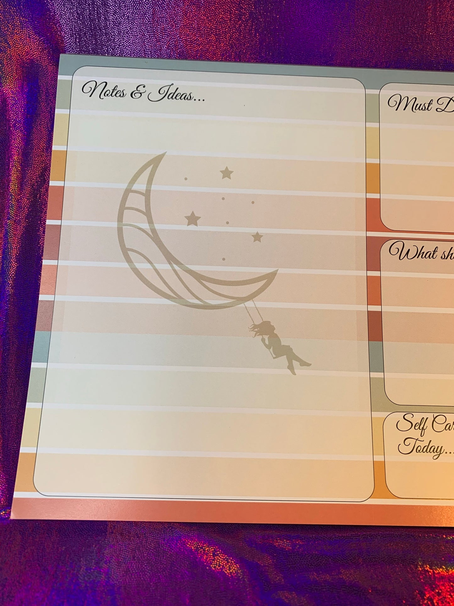 To the Moon & Back A4 desk Planner