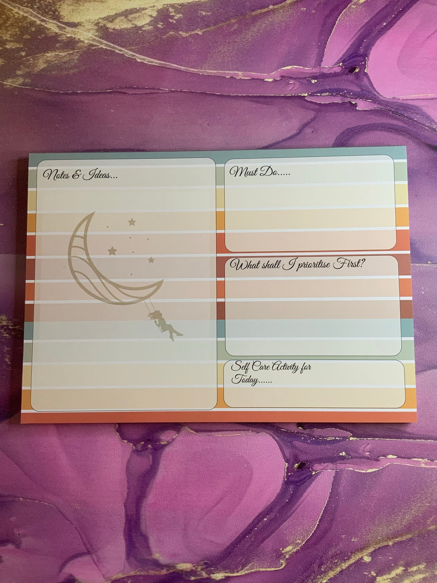 To the Moon & Back A4 desk Planner