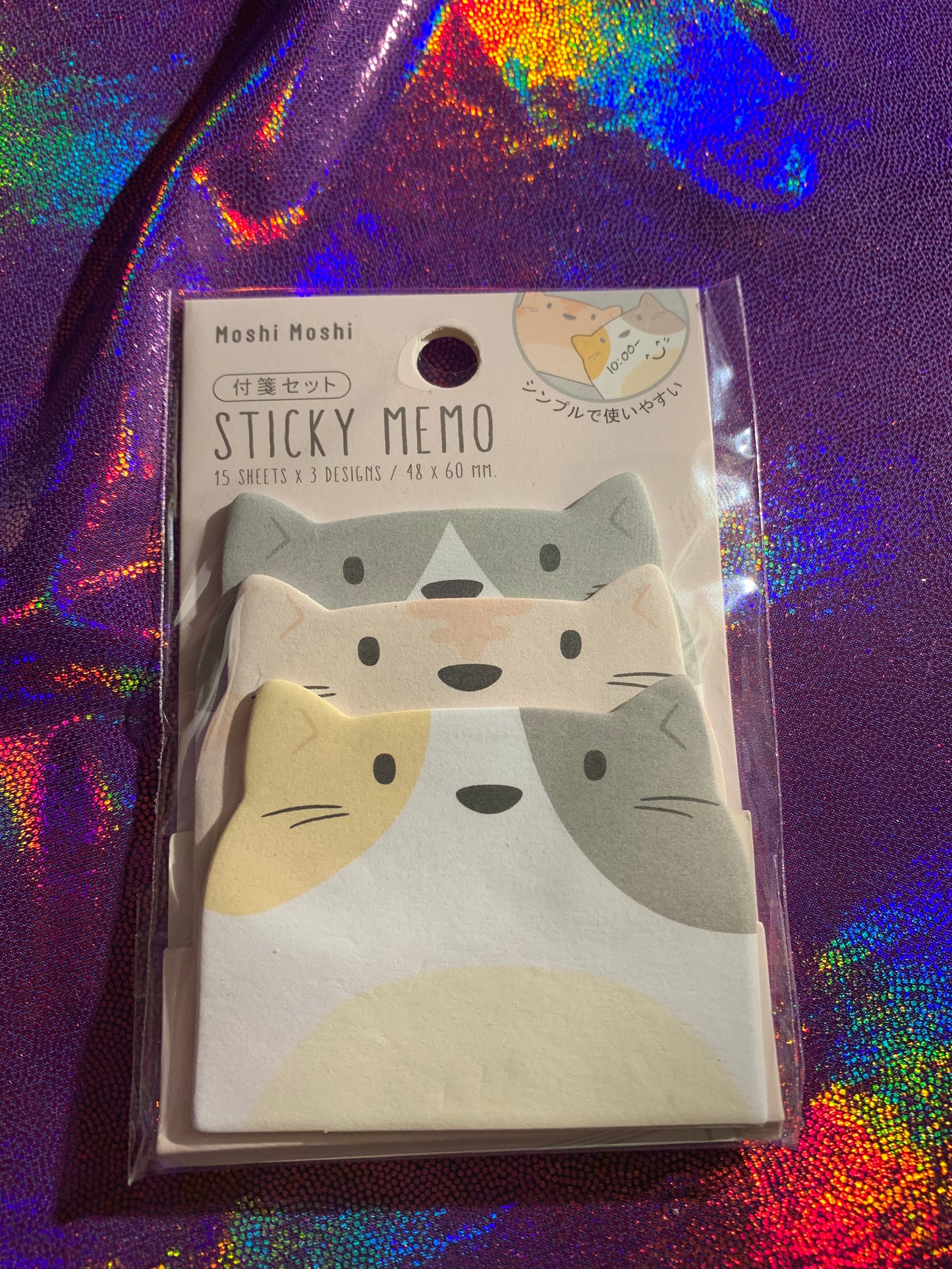 Kawaii style Dog & Cat sticky notes, stationery, cute, kawaii, sticky notes