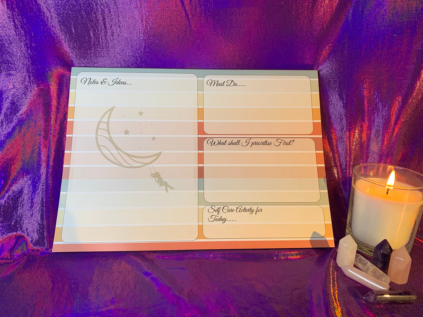 To the Moon & Back A4 desk Planner